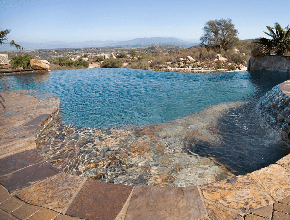 Natural Rock Waterfalls
