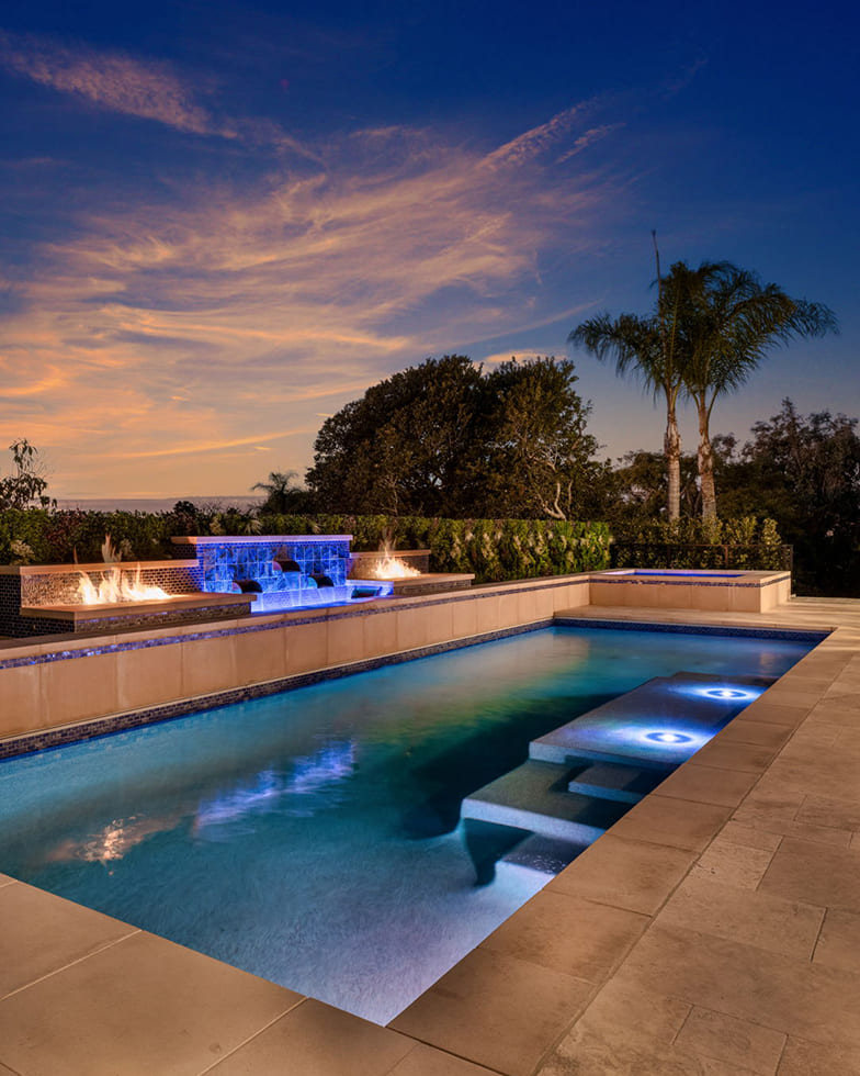 Swimming Pool Waterfalls